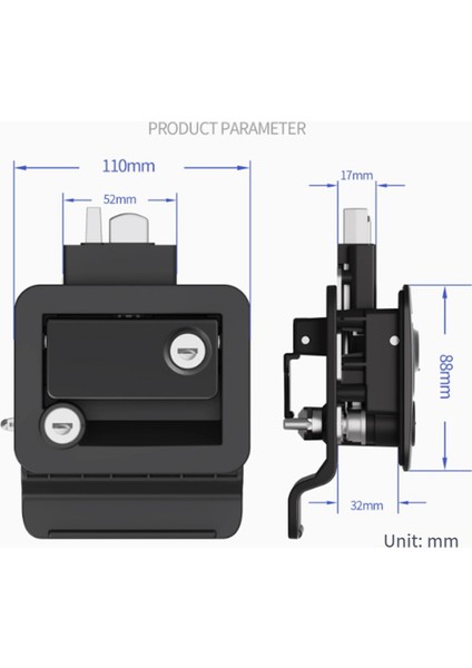 Rv Kapı Kilidi Rv Kampçı Seyahat Römorku Kargo Taşıyıcısı Için Hırsızlık Önleme Kilidi Değiştirin Değiştirilmiş Rv Kilit Seti Parçaları (Yurt Dışından) fırsatları