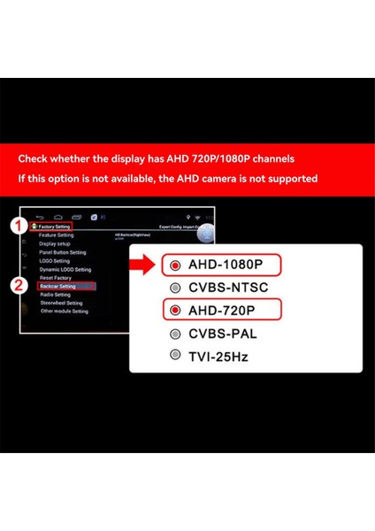 Ahd 1080P Kamera Araba Akıllı Dinamik Yörünge Izleri Park Çizgisi Kamerası Arka Görüş Geri Görüş Kamerası (Yurt Dışından) fırsatları