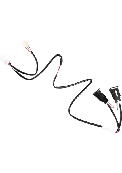 Araba Şarj Soketi USB Güç Adaptörü Qc3.0 USB Pd Şarj Arayüzü Soketi Vw Golf 6 Jetta 5 Mk5 Scirocco 06-12 (Yurt Dışından) modelleri