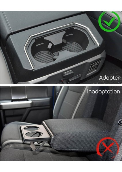Orta Konsol Bardak Tutucu Ek Parçaları FL3Z-1513562-AD Ford F150 2015-2017 F250 F350 Super Duty 2017-2019 (Yurt Dışından) modelleri