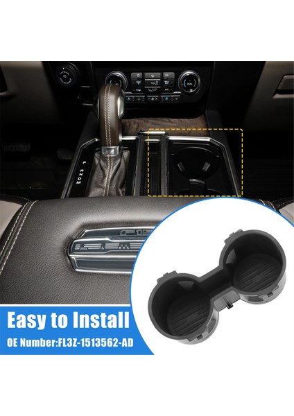 Orta Konsol Bardak Tutucu Ek Parçaları FL3Z-1513562-AD Ford F150 2015-2017 F250 F350 Super Duty 2017-2019 (Yurt Dışından) indirimleri