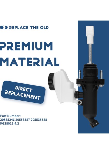 20835246 Volvo FH12/FM Kamyon Için Araba Debriyaj Ana Silindiri Vn Vnl Vhd Vt 20553587 205535588 KG28019.4.2 (Yurt Dışından) indirimleri