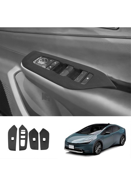 Araba Cam Anahtarı Kaldırma Paneli Trim Sticker Kapı Kol Dayama Paneli Toyota Prius 60SERISI 23 Rhd Için Araba Iç Aksesuarları (Yurt Dışından) indirimleri