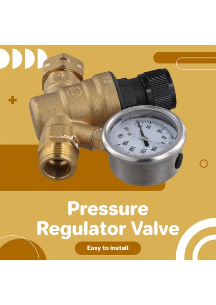 Karavan Su Basıncı Düzenleme Vanası Kamp Van Seyahat Römorkları Için Ayarlanabilir Basınç Azaltma Vanası (Yurt Dışından) fırsatları