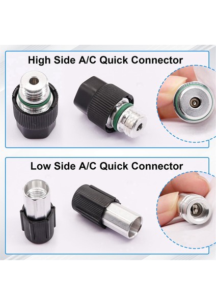 19 Adet Klima Vana Çekirdeği Araba Ac R12 R134A Soğutma Vana Gövde Çekirdekleri Servis Şarj Portu Conta Kapakları Kiti (Yurt Dışından) modelleri