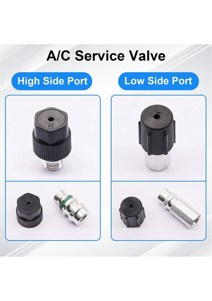 19 Adet Klima Vana Çekirdeği Araba Ac R12 R134A Soğutma Vana Gövde Çekirdekleri Servis Şarj Portu Conta Kapakları Kiti (Yurt Dışından) indirimleri