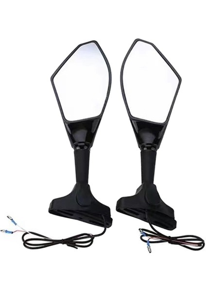 Motosiklet Yan Aynası Direksiyon Gösterge Işığı Vida Pozisyonu 2.2cm-6.5cm Motosiklet Modifiye Aynası (Yurt Dışından)