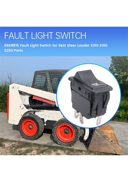 6668815 Bobcat Skid Steer Loader S150 S160 S250 Parçaları Için Arıza Lambası Anahtarı (Yurt Dışından) fırsatları