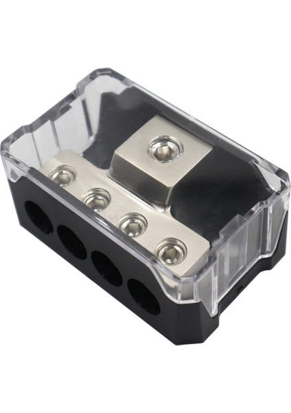 Evrensel Araba Ses Sistemi Modifikasyonu Güç Kablosu Toprak Kutusu Bir Giriş Dört Çıkış Dağıtım Kutusu 1x 0ga Giriş 4X4GA Çıkış (Yurt Dışından) modelleri