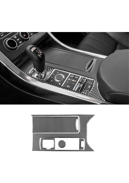 Karbon Fiber Orta Konsol Vites Paneli Kapağı Döşemesi Land Range Rover Sport 2014-2022 Iç Aksesuarlar (Yurt Dışından) indirimleri
