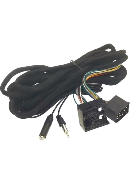 Araba Radyo Stereo Kablo Demeti Adaptör Fişi Güç Kablosu Adaptör Kablosu Bmw 3 Serisi E46 5 Serisi E39 X5 E53 1998-2007 (Yurt Dışından)