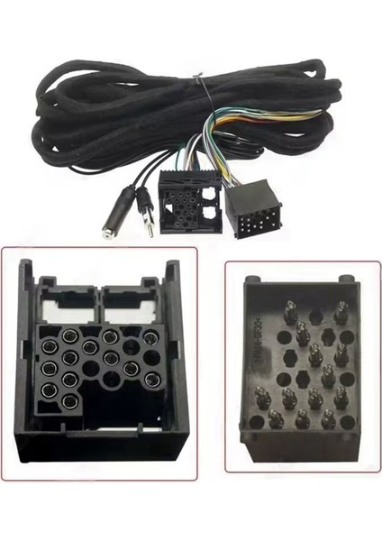 Araba Radyo Stereo Kablo Demeti Adaptör Fişi Güç Kablosu Adaptör Kablosu Bmw 3 Serisi E46 5 Serisi E39 X5 E53 1998-2007 (Yurt Dışından) fiyatları