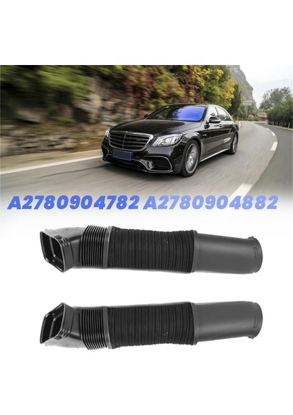 1 Çift Araba Hava Kanalı Giriş Hortumu Mercedes Benz W221 W216 S500 CL550 CL63AMG M278 2006-2013 A2780904782 A2780904882 (Yurt Dışından) indirimleri