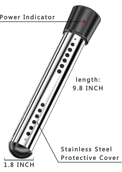 Daldırma Su Isıtıcı, Zamanlayıcı ile 2500W Elektrikli Kova Isıtıcı Otomatik Kapalı Ev Kışlı Ab Fişi Için Sıcak Küvet Isıtıcı (Yurt Dışından) fırsatları