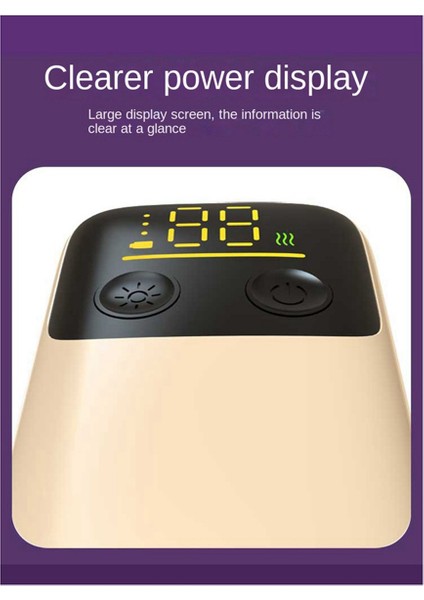 Şişe Isıtma Ceket 6 Seviyeler Ayar Sıcaklığı Ekran Gece Işık Aydınlatma Taşınabilir Şişe Isıtıcı 6000AMH B B B (Yurt Dışından) indirimleri