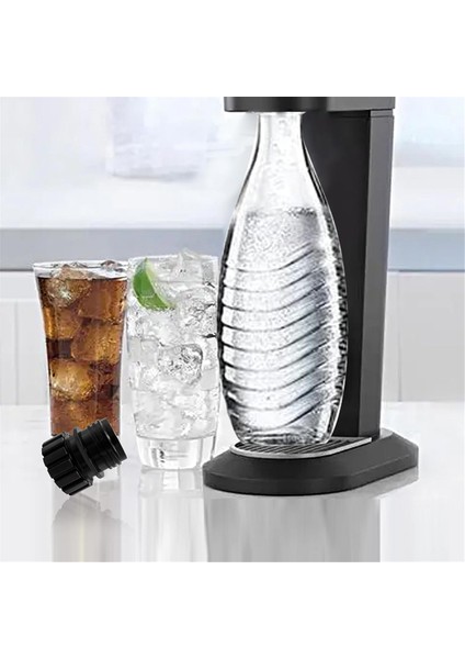 Soda Şişesi Adaptör Akışı Soda Makinesi Kristal Cam Şişe 0.7l Hızlı Bağlantı Adaptörü (Yurt Dışından) fiyatları