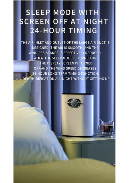 1200ML Nem Alıcı Nem Emiciler Hava Kurutma Makinesi Sessiz Hava Nem Alıcı Ev Bodrum Yatak Odası Banyo Eu Fiş (Yurt Dışından) modelleri