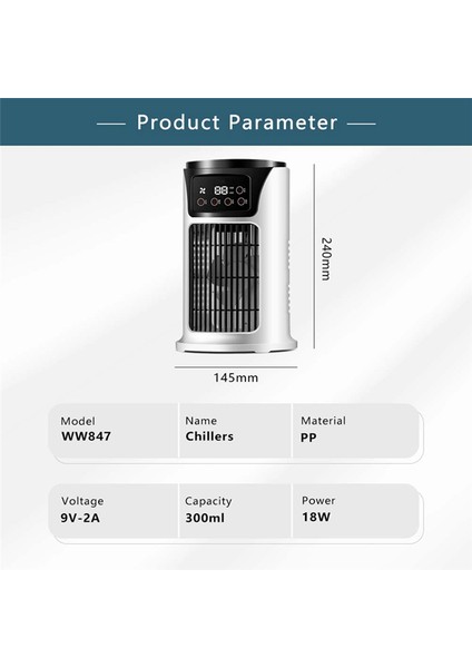 Hava Soğutucu Ev Yurt Öğrenci Masaüstü Elektrikli Fan Küçük Rüzgar Ofisi USB Soğutma Klima Fan (Yurt Dışından) fiyatları