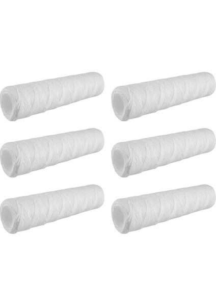 10 Mikrometre String Yara Tortu Su Filtresi Kartuşu, 6 Paket, Tüm Ev Tortu Filtrasyonu, Evrensel (Yurt Dışından) fırsatları
