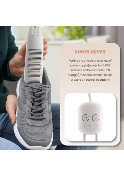 Taşınabilir USB Ayakkabı Kurutucu Isıtma Paspasları Ayak Isıtıcıları Deodorant Nemidifing Cihaz Farklı Ayakkabılara Uygun (Yurt Dışından) modelleri