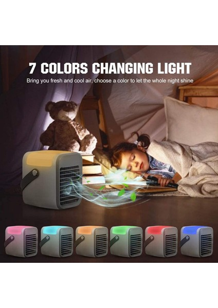 Mini Klima Fan Masaüstü Evaporatif Hava Soğutucu 3 Hızlı Taşınabilir Klima Fan Hane Hava Soğutucu (Yurt Dışından) modelleri