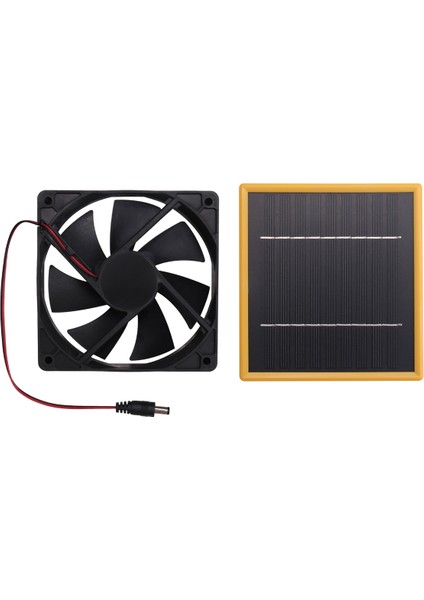 12V 5W Güneş Egzoz Fanı Hava Extractor 5.6inch Mini Ventilatör Güneş Paneli Powered Fan Köpek Tavuk Evi Serası (Yurt Dışından) fırsatları