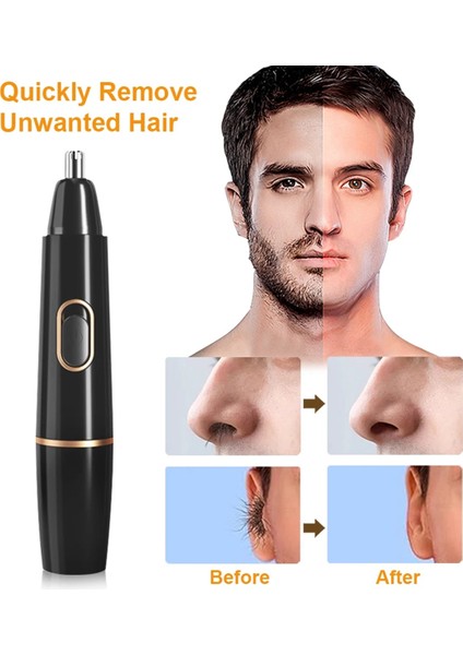 Burun Saç Döşeme Taşınabilir Elektrik Yüzü Kulak Saç Temiz Düzelticisi Erkekler Için Kadınlar Yıkanabilir Burun Epilasyon Tıraş Talfer (Yurt Dışından) fiyatları