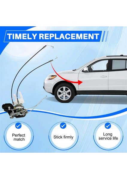 8131026011 Hyundai Santa Fe 2002-2006 Için Ön Sol Kapı Kilidi Aktüatörü (Yurt Dışından) indirimleri