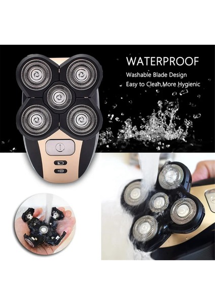 2pcs Yedek Tıraş Makinesi Kafa Elektrikli Tıraş Makinesi 5d Bağımsız Olarak 5 Kesici Yüzen Kafa Paslanmaz Çelik Tıraş Makinesi Bıçağı (Yurt Dışından) fırsatları