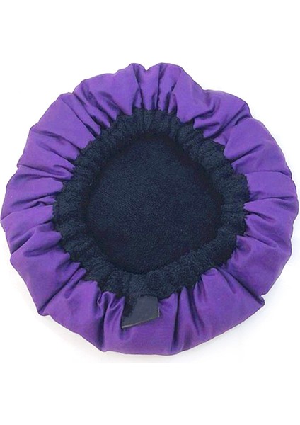 Keten Tohumu Bakım Kapağı Mikrodalga Isıtma Buharlama Kapağı Saç Bakımı Pişmiş Yağ Kapı Isıtma Mor (Yurt Dışından)