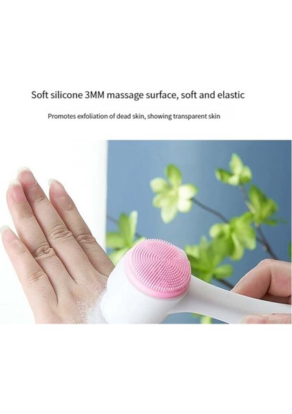 3D Çift Taraflı Yüz Temizleyici, Manuel Masaj Yüz Fırçası, Yumuşak Kıl Çift Taraflı Yüz Temizleyici Mavi (Yurt Dışından) modelleri