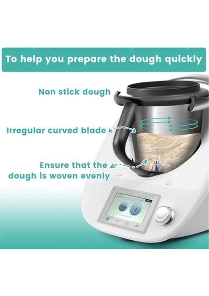 Vorwerk Thermomix Için Blender Yedek Parçaları Tm3 Mutfak Işçisi Aksesuarları Paslanmaz Çelik Hamur Bıçağı Başlığı (Yurt Dışından) modelleri