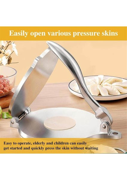 Pres Alüminyum Alaşım Tortilla Press Flapjack Makinesi Krep Makine Gözleme Make Döküm Alüminyum Ekmeği Ev Yapımı B (Yurt Dışından) fırsatları