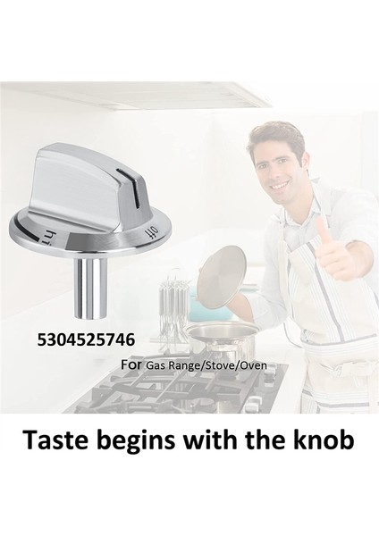 1 Pcs Yükseltme 5304525746 Uzun Soba Sobası Düğmeleri, Gaz Sobası Aralığı Fırın Düğmeleri ile Uyumlu Değişiklikler (Yurt Dışından) modelleri