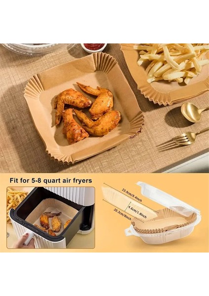 125PCS Için Silikon Yağ Kağıdı Hava Fritöz Gıda Silikon Yağı Sıcaklık Emici Kağıt Pasça Parçaları (Yurt Dışından) fırsatları