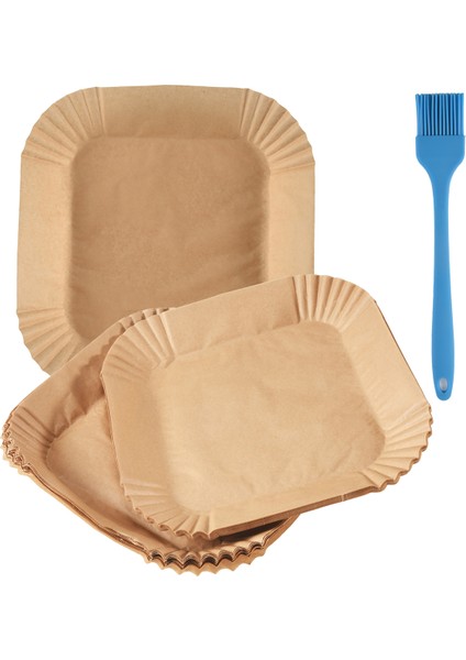 Sıcak Hava Fritöz Karesi Için Pişirme Kağıdı (20 Cm), 100 Airfryer Pişirme Kağıdı Paket Teslim Edilebilir Yapışmaz Kağıt Geçirmez (Yurt Dışından) modelleri