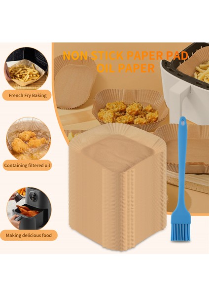 Sıcak Hava Fritöz Karesi Için Pişirme Kağıdı (20 Cm), 100 Airfryer Pişirme Kağıdı Paket Teslim Edilebilir Yapışmaz Kağıt Geçirmez (Yurt Dışından) indirimleri