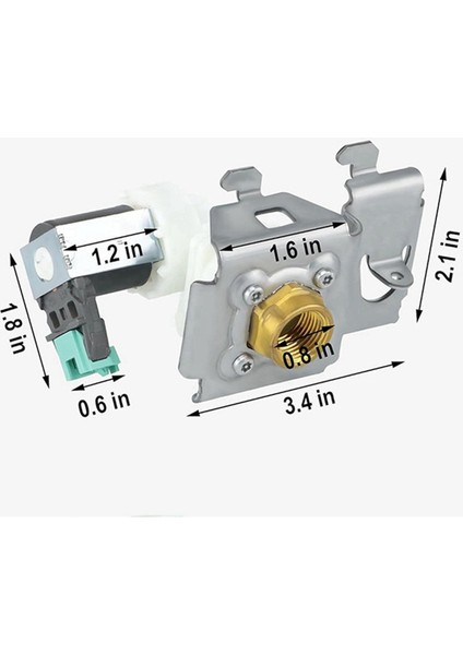 W10158389 Bulaşık Makinesi Su Giriş Vanası Kenmore Bulaşık Yıkayıcı Su Vanası Parçalar 8558986 AP6015932 PS11749213 (Yurt Dışından) fiyatları