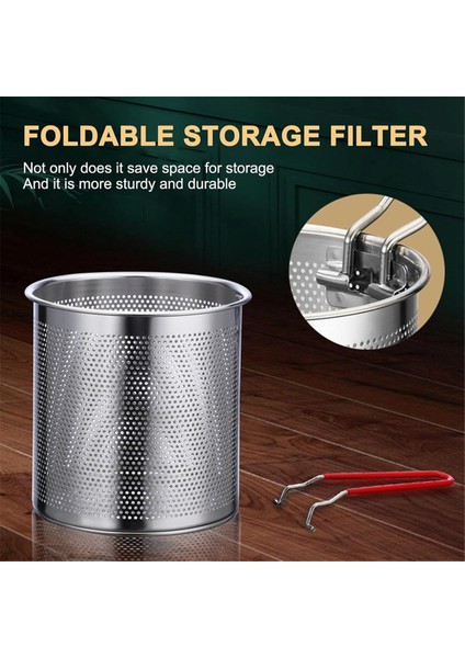 Kızartma Tenceresi Derin Fritöz Tenceresi Sepet Paslanmaz Çelik Derin Fritöz Balık Karides Tavuk ve Patates Kızartması (Yurt Dışından) fırsatları