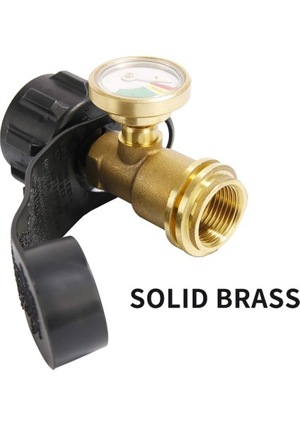 Propan Tank Gösterge Seviyesi Göstergesi, Sızıntı Dedektörü, Rv Kampçısı Için Gaz Basınç Ölçer, Tip 1 Bağlantısı ile (Yurt Dışından) modelleri