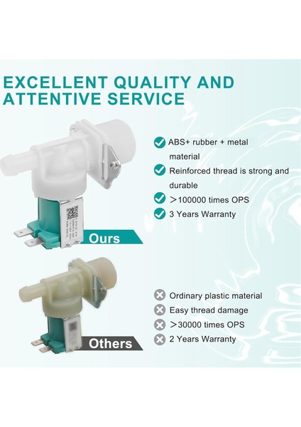 DC62-30314L Bulaşık Makinesi Samsung Diş Çamaşır Makinesi Için Su Giriş Valfi Montajı PS4209101 PAP5582579 (Yurt Dışından) fırsatları