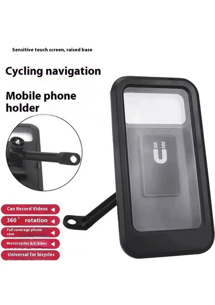Su Geçirmez Cep Telefonu Tutucu Elektrikli Araç Motosiklet Bisiklet Navigasyon Cep Telefonu Tutucu (Yurt Dışından) fırsatları