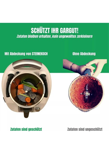 Vorwerk Thermomix Tm5 Tm6 TM31 Için Bıçak Kapağı Yavaş Pişirme ve Sous Vide Extractor Yedek Parça Stıcer Aksesuar (Yurt Dışından) fırsatları