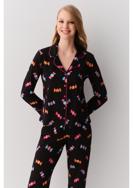 Candy Gömlek Yaka Pijama Takımı fiyatları