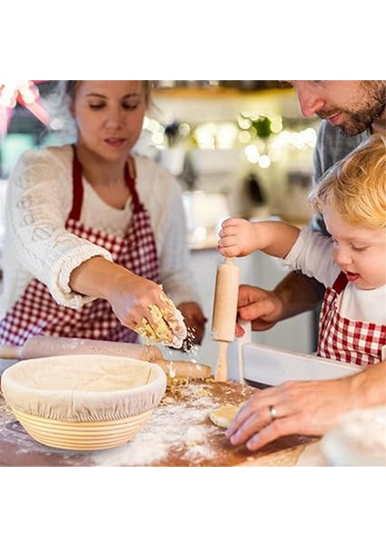 2pcs Ekmek Prova Sepeti Bez Kapak Kombinasyonu, Ekmek Koruma Sepeti, Maya Fermantasyonu Için Pişirme Kasesi (Yurt Dışından) fırsatları