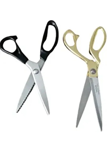 Zigzag Sürfile Makası ve Deri Kumaş Kot Kesim Terzi Makası