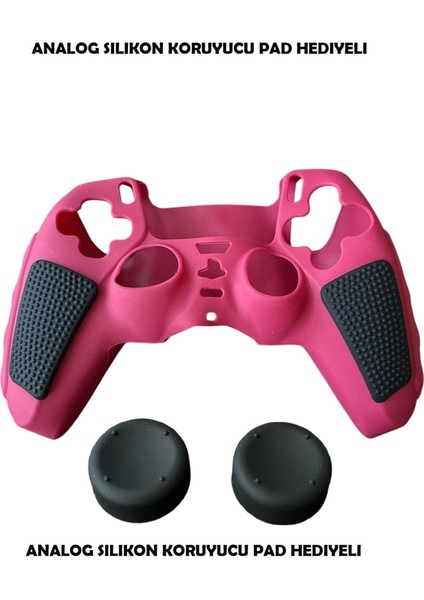 Ps5 Dualsense Koruyucu Silikon Kılıf + Analog Silikon Koruyucu