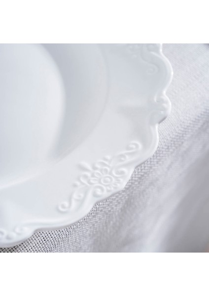 King Servis Tabağı - Kırık Beyaz - 26 cm modelleri