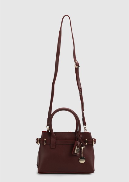 Bordo Kadın Omuz Çantası fırsatları