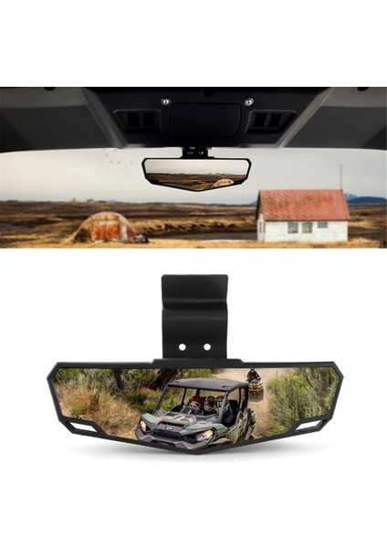 Utv Orta Dikiz Aynası, Polaris Ranger 570 900 1000 Crew/can Am Defender 2015-2025 Için Dışbükey Dikiz Aynası (Yurt Dışından) fiyatları